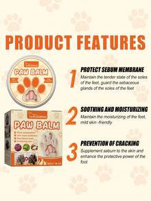 1pc Pet Moisturizing Claw Protection Cream Prevents Cracking And Drying, Moisturizes Feet And Feet For Dogs And Cats - Multicolor - View 4