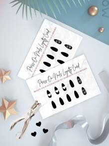 50pcs Referral And Loyalty Discount Card Business Referrals Reward Awards Cards,Double Sided Loyalty Cards For Business Beauty Salons,School Supplies,Back To School