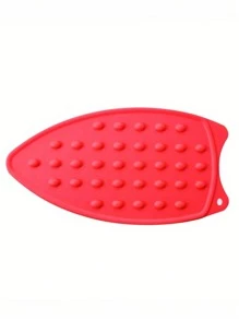 1pc Silicone Hot Pot Mat, Solid Color Heat-Resistant Foldable Waterproof Non-Slip Silicone Placemat
