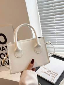 轻便商务休闲手提包，双提手设计，适合少女、女性、大学生、年轻职业人士和上班族，是办公室、大学、工作、商务、通勤、户外活动、旅行和休闲的理想之选。