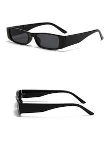 1 Stück Damen Vintage kleine quadratische Rahmen Mode Brille, modische Brille im Stil von Straßenfotografien