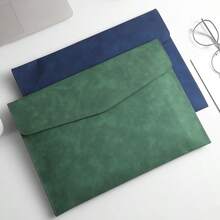 A4 PU Leather Document Bag - Waterproof File Folder & Office Organizer, Leather-Like Texture - High-Quality, Other Items, Portable Back To School Business Document Bag, School Utilities