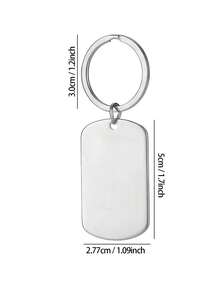 1 件定制钥匙扣，带有个性化照片和纪念日期，情侣周年纪念、生日、结婚礼物、宠物牌、乔迁、搬家礼物 - 設計2 - 查看 5