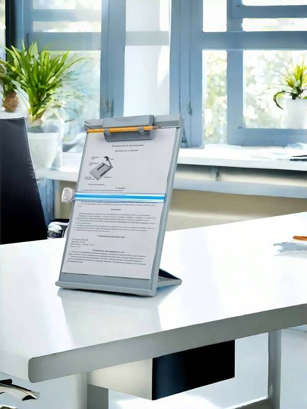 Bureaubladstandaard, papierrek, documentenrek - Hoogwaardig documentenrek voor bureaus, papierrek voor bureaus tijdens het typen, geschikt voor typen, lezen, tekenen en vergadernotulen!, voor schoolbenodigdheden, terug naar school
