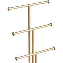 Basics Soporte para árbol de joyería de cuatro niveles color blanco latón - Blancolatón - Ver 4