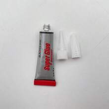 超级胶水超强凝胶控制，适用于塑料、木材、金属、工艺品和维修的透明超级胶水，氰基丙烯酸酯粘合剂瞬间胶，快干 - 一管 3 克，1 包 - 透明色 - 查看 3