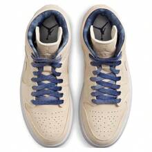 Nike Zapatillas deportivas de baloncesto de media caña Air Jordan AJ1 para mujer, con suela duradera y diseño transpirable para uso casual