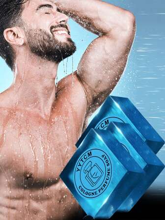 1/3/5块男士奢华古龙水香氛沐浴皂 | 丝绒泡沫体验 | 深层清洁沐浴皂 70克/块