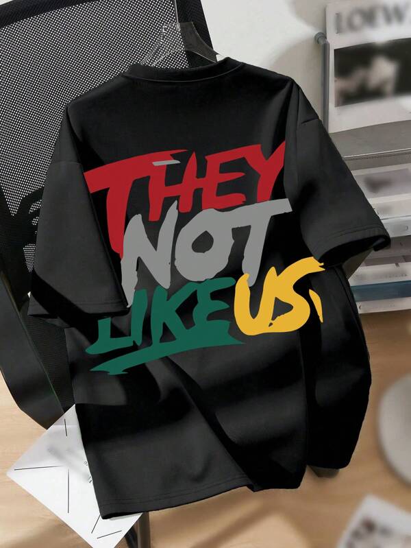 T-shirts met sloganprint voor tienerjongens, korte mouwen, T-shirts voor tienerjongens, zomertops met ronde hals en blouse.