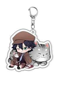 bandai Accesorio de anime Llavero acrílico de anime - Bungou Stray Dogs Lindo colgante de estilo Y2K de dibujos animados, adecuado para bolsos y llaves, regalo perfecto para fans, accesorios de cosplay, llavero de coche, bolso, mochila, pequeña joya, accesorios, regalos creativos, regalos de estudiante, accesorios de coche, colgante de bolso, accesorios escolares