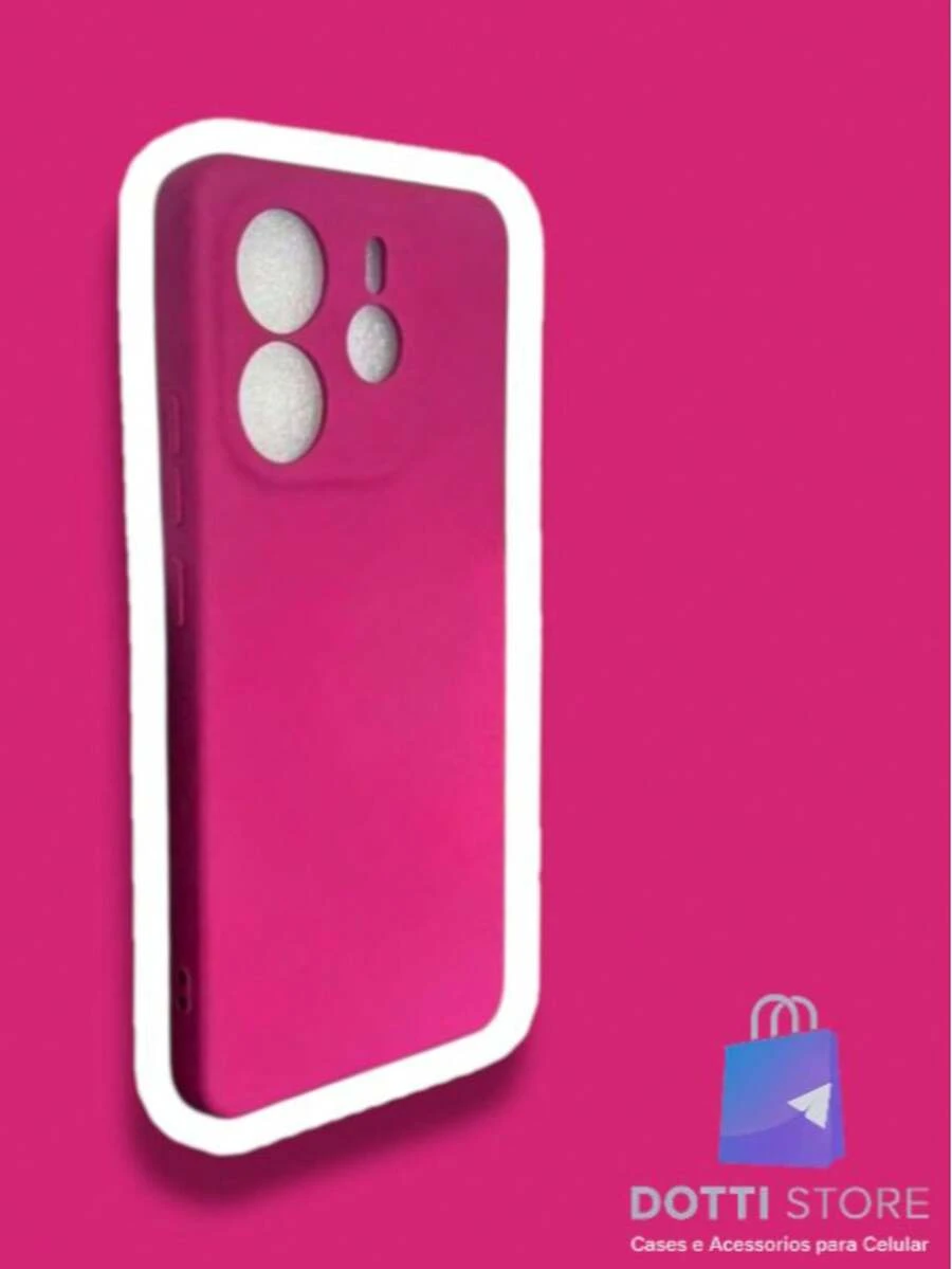 Redmi Note 14 4G / 5G Case - Silicone With Velvet - Rusty Rose - View 1