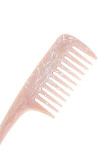 2pcs Marble Pattern Wide Tooth Comb Set, Detangling Comb, Shower Comb,Hair Comb Brush For Women Curly/Wet/Dry/Long/Thick Hair Hair Tools,Hair Products And Accessories For Barber Salon Beauty Travel Essentials
