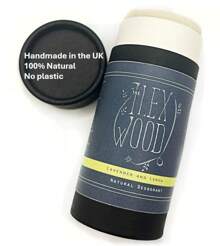 冬青木 - 依兰依兰和雪松天然除臭剂 - 70 毫升。纯素、无塑料、环保、无动物实验、手工制作，不含毒素和铝