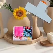 12,7/17,78/22,86 cm Acryl Nähvorlagen für DIY Münzbeutel - wiederverwendbare Textiltasche Muster mit Blumen- und geometrischen Designs, transparente Bastelvorlagen für Hobby, Quilten, Nähprojekte, Münzbeutel Herstellung | Blumen Design Vorlagen | Wiederverwendbare Bastelvorlagen