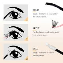 RITALASH RITALASH 12ML Lash Bond & Seal For Lash Clusters DIY Lash Extension Glue Lash Overnighter Black Lash Sealant 2 In 1 Long Lasting For 14 Days Hold Lash Glue,Eye Lash Glue