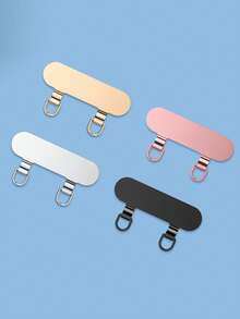 手机挂绳不锈钢夹双耳金属垫片挂绳固定细背片防丢结实连接件 - 彩色 - 查看 3