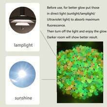 Miniature Glowing Duckling Model, Home Decor Small Ornaments, Suitable For Holiday Decorations, Garden Potted Plants, Luminous Crystal Colorful Small Duck Figurine Ornaments, Best Gifts Birthday - Luminous Duck - View 9