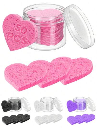 50/10/5 Esponjas Faciais Compressíveis, Esponjas de Limpeza Facial Compressíveis, Almofadas de Limpeza Esfoliante Reutilizáveis, Esponjas Faciais de Celulose 100% Natural para Uso Profissional de Maquiagem e Spa, Adequadas para Limpeza Facial, Máscaras Esfoliantes e Remoção de Maquiagem Durante Viagens e em Casa, Maquiagem, Barato, Decoração de Quarto, Penteadeira, Viagem, Quarto, Acessórios de Maquiagem, Puff, Misturador de Maquiagem, Puff de Pó, Esponja de Maquiagem