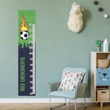 Children's Growth Chart In Canvas 1.50m X 30cm With Various Models!