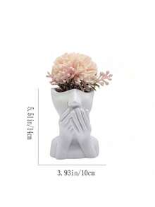 1 pieza Soporte multifuncional para cara y Body de escritorio, maceta decorativa para el hogar, acabado mate o brillante, aleatorio - Multicolor - Ver 3