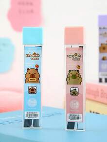 铅笔芯 0.5 毫米 Capybara 大容量替换芯 2B 树脂铅 极具吸引力的学生文具、学校用品、返校