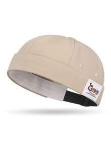 1 件字母印花灯芯绒棒球帽，休闲街头摩托车风格，百搭帽子，男士理想礼物男士遮阳帽夏季帽子，适合徒步旅行和钓鱼等夏季户外活动