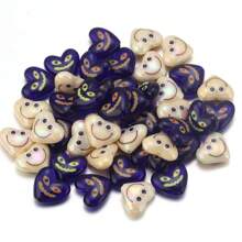 Lot de 20 perles acryliques en forme de cœur et de visage souriant, perles en vrac multi-styles pour bracelets, colliers, bijoux, pendentifs et décorations à suspendre, style décontracté et mignon, idéal pour la fabrication artisanale de bijoux, de colliers, de pendentifs et de décorations à suspendre, vente en gros