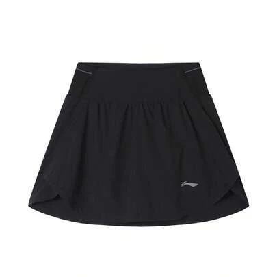  LI-NING 女士轻盈透气涤纶羽毛球裙 - 尺码偏小，建议选购大一码 ASKV022
