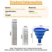 Disposable Transparent Ice Cream Bag Popsicle Bag Ice Cream Juice Yogurt Chocolate Ice Cream Bag Is Cool In Summer.