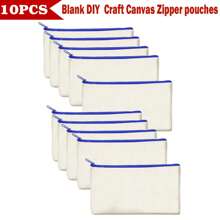 40/20/10/5pcs Set Blank Canvas Tote Bags, Digital Printing Craft DIY Handmade Gift Bag Multipurpose Set, Portable Cosmetic Bag/Toiletry Kit Travel Makeup Set, Express Love & Gratitude Gift Packtravel Essentials For Vacation Summer Holiday Back To School School Stuff Bag For School Travel Bag For Women Makeup Bag For Travel