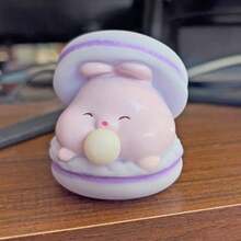 1pc Cartoon Macaron Squeeze Toy, Hamburger Stress Relief Squeeze Toy For Office Prank, Cute Children Squeeze Toy, Festival/Birthday Gift, Halloween Gift, Christmas Gift, Christmas Eve Gift, Gift, Children Toys, Toys, Games (Slight Surface Defect)