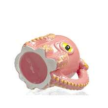 TOOTS3D Pink Octopus Ceramic MugNovel Handmade Octopus Shaped Statue Cup Festivals Or Birthday Gifts For Coffee And Milk Tea Enthusiasts - 粉色 - 查看 7