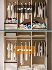 10/9/5/1pc Vacuum Compression Zipper Storage Bag, Vacuum Compression Bag, Vacuum Compression Zipper Storage Bag, Space Saving Luggage Bag, Travel Compression Bag, Foldable Clothes Storage Bag, Clothes Classification Storage Bag, Suitable For Clothes, Quilts, Cabinets - Save 80% Space, Moisture-Proof Storage Bag