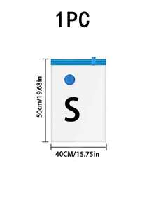 10/9/5/1pc Vacuum Compression Zipper Storage Bag, Vacuum Compression Bag, Vacuum Compression Zipper Storage Bag, Space Saving Luggage Bag, Travel Compression Bag, Foldable Clothes Storage Bag, Clothes Classification Storage Bag, Suitable For Clothes, Quilts, Cabinets - Save 80% Space, Moisture-Proof Storage Bag