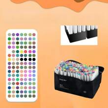 School Supplies, Art - Specific Marker Pens For Painting. Available In 120 - Color, 80 - Color, 60 - Color Sets. These Marker Pens Are For Anime Painting, And The Set Contains Water - Color Pens That Are Not Easy To Fade And Can Be Layered. Marcadores, Christmas Gifts, Essential Items For The Classroom.