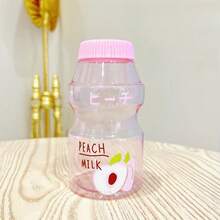 16 Oz Plastic Water Bottles, Strawberry Milk Water Bottle, Cute Clear Water Bottles For Kids, Girls, Women - Multicolor - View 14