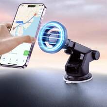 xnyocn Xnyocn Dashboard Magnetic Phone Holder For Car, Compatible With MagSafe Car Mount, Windshield Magnetic Car Mount, Car Accessories Compatible With IPhone, Android Phone, Gift For Birthday, Family, Friends Car Phone Holder
