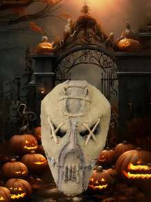 Halloween Horror Latex Mask Headgear, Dance Party, Cosplay, Performance Props, Costume, Escape Room