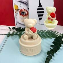 Set de 3 moldes de silicona con forma de flor de rosa, peonía y rosa, para manualidades DIY como jabón hecho a mano, velas perfumadas, yeso, joyería, arcilla polimérica y talla grande, perfectos para proyectos decorativos creativos, ideas y regalos para decoración del hogar, bodas, graduaciones, cumpleaños y fiestas.