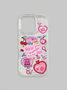 1 peça Case de celular com gráfico de desenho animado e amortecedor de choque, compatível com iPhone e Galaxy, incluindo iPhone 13, 15, 16 Pro Max, 16, 14 e 16 Plus, bem como telefones Galaxy - Multicolorido - Visão 28