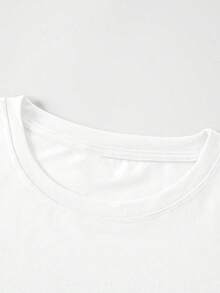 Plus Size Men's Two Drink Print Crew Neck Short Sleeve Casual T-Shirt