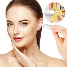 Kit de 7 en 1 para la extracción de cera de oídos con forma ovalada, kit de limpieza de cera de oídos reutilizable y lavable con puntas de silicona suave que contiene 3 tipos de herramientas para limpiar los oídos
