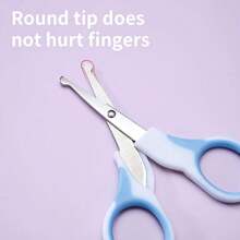 Set di 6 pezzi per la cura del bambino con borsa da viaggio - Set da viaggio portatile per neonati con spazzola da bagno, tagliunghie, lima, forbici e aspiratore nasale - Plastica durevole, multicolore, regalo ideale per nuovi genitori