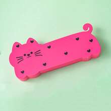 1 Estuche para lápices de silicona altamente atractivo, estuche para lápices minimalista de gato Mimi, estuche para lápices de curación de estrella Meow altamente atractivo, regalo educativo