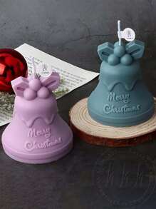 3D Silicone Mold For Christmas Bell - DIY Handmade Crafts, Suitable For Soap, Candles, And Resin - Holiday Home Decoration Casting Tool