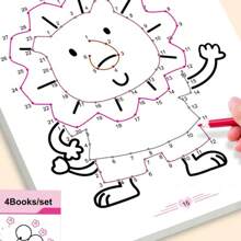 1 pieza Libro de actividades con laberintos mágicos - Libro de trabajo para entrenamiento de enfoque y coordinación, laberintos y puzzles coloridos, desarrolla habilidades motoras finas, enfoque y libro de coordinación | Diseño lúdico | Ilustraciones detalladas