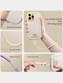 可调节锁定手机挂绳防丢失腕带男女款防丢失防摔 - 彩色 - 查看 2