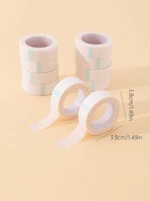 10/5/1pc White Non-Woven Grafting Eyelash Tape, Isolation Pad, Separate Upper And Lower Eyelashes Tape, Lift And Breathable, Eyelash Extension Tools
