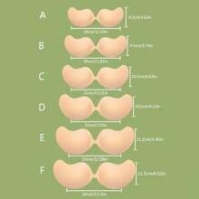 3 paia di reggiseni adesivi invisibili, reggiseni push-up senza cuciture e senza spalline in silicone, reggiseni senza schienale, reggiseni invisibili riutilizzabili in silicone senza schienale, reggiseni adesivi ipoallergenici per abiti da sera, abiti da sposa, costumi da bagno e abiti senza schienale