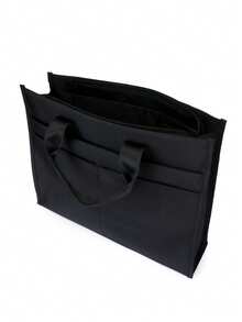 Portable Document Bag Large Capacity Business Briefcase Large Capacity Office Bag Tote Bag - Multicolor - View 5